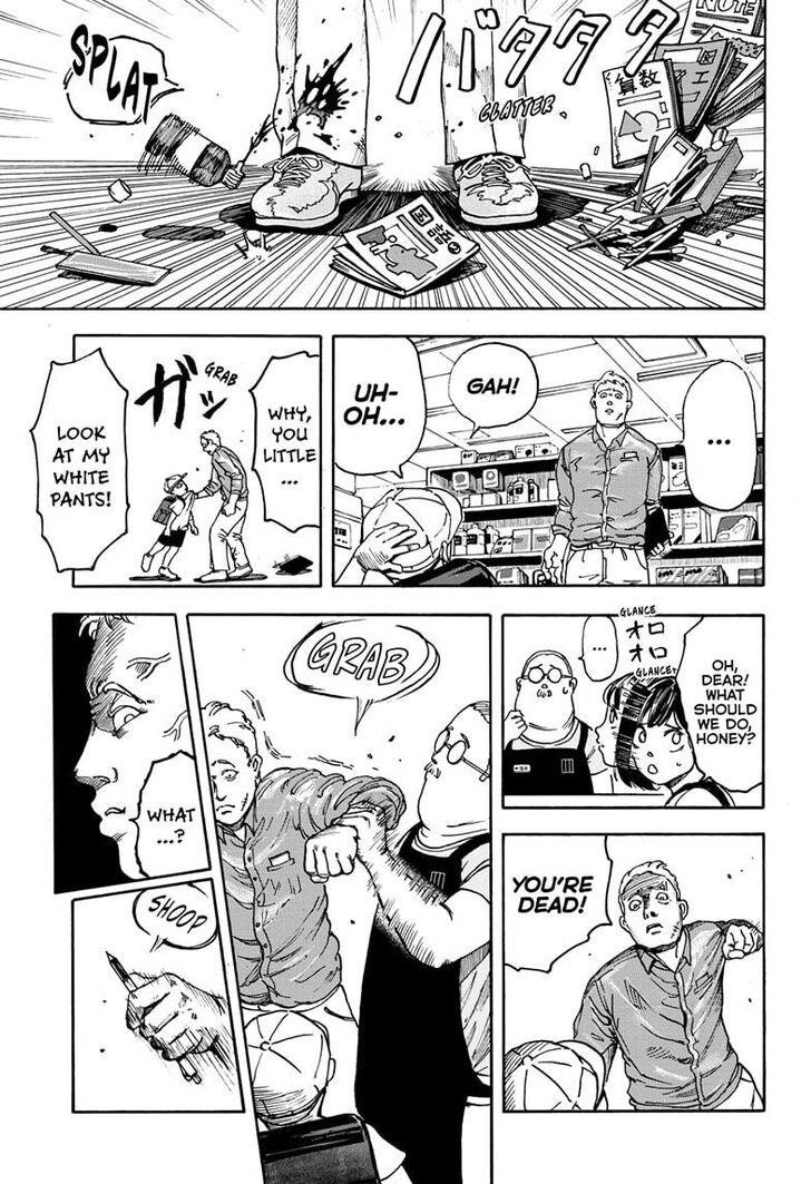 Sakamoto Days Manga Chapter 1 page 12 - The Legendary Hit Man