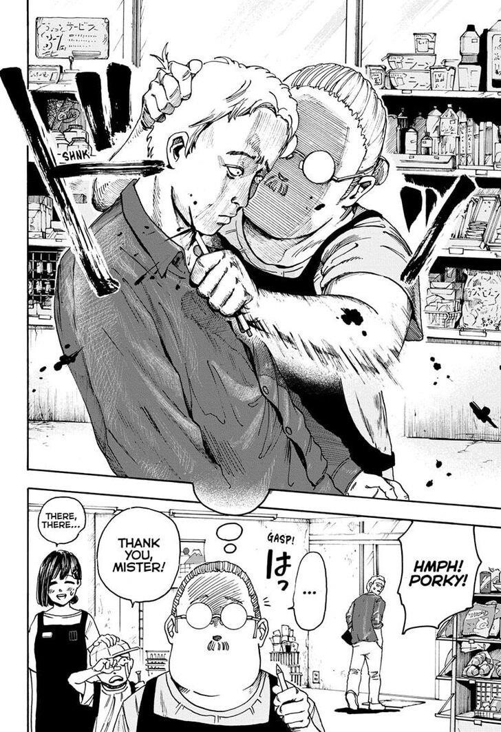 Sakamoto Days Manga Chapter 1 page 13 - The Legendary Hit Man