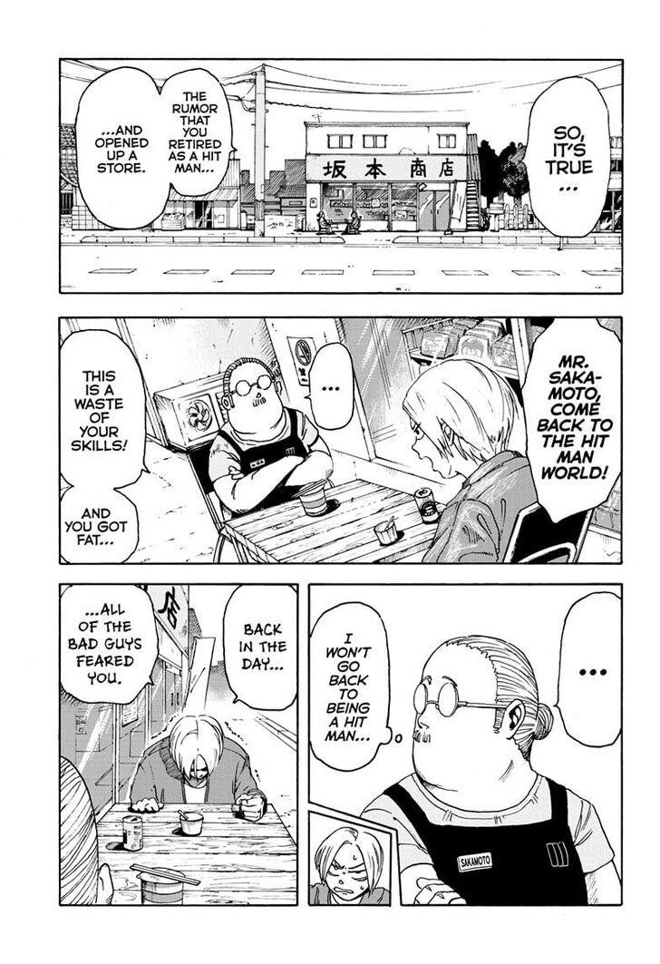 Sakamoto Days Manga Chapter 1 page 16 - The Legendary Hit Man