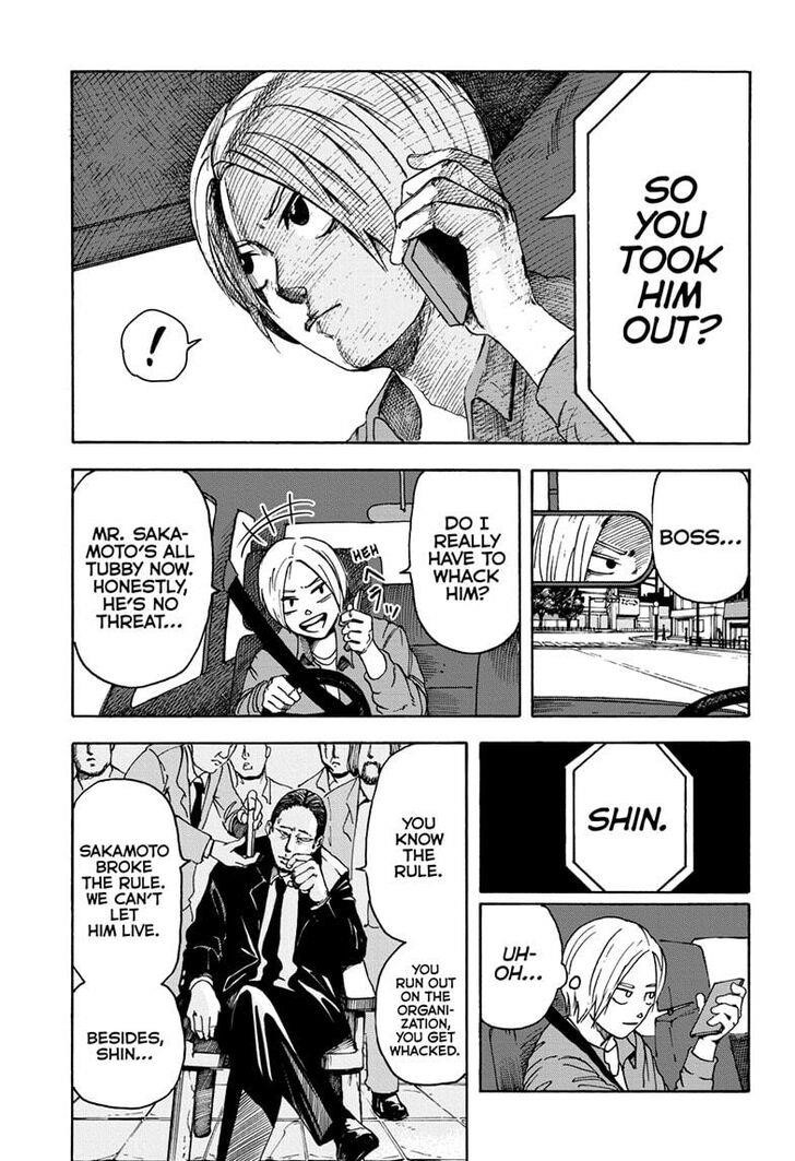 Sakamoto Days Manga Chapter 1 page 22 - The Legendary Hit Man