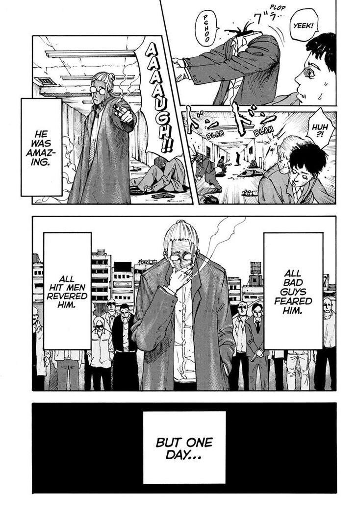 Sakamoto Days Manga Chapter 1 page 6 - The Legendary Hit Man