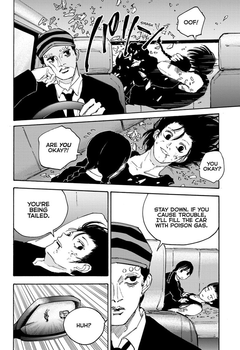 Sakamoto Days Manga Chapter 113 page 10 - Car Chase