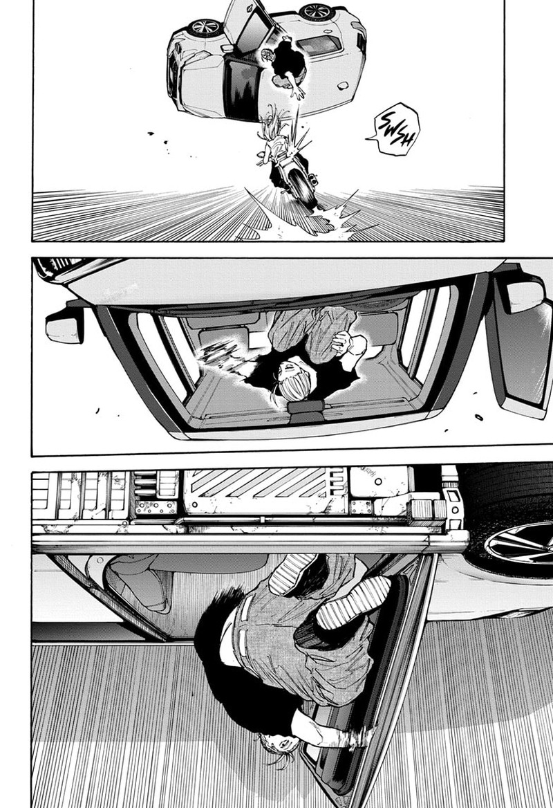 Sakamoto Days Manga Chapter 113 page 12 - Car Chase