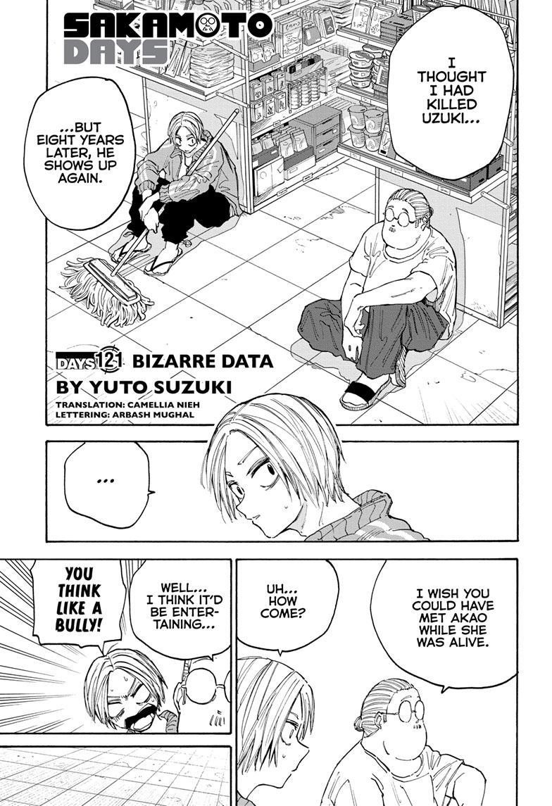 Sakamoto Days Manga Chapter 121 page 1 - Bizarre Data