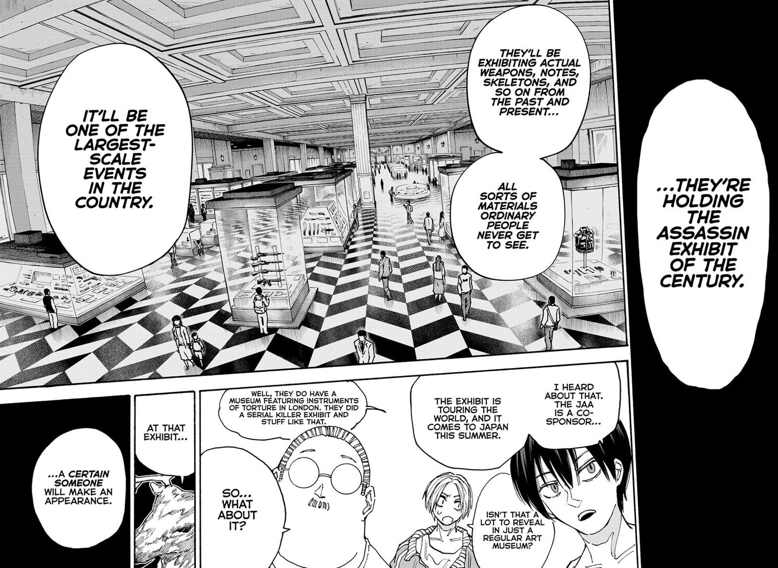 Sakamoto Days Manga Chapter 132 page 8 - The Assassin Exhibit of the Century