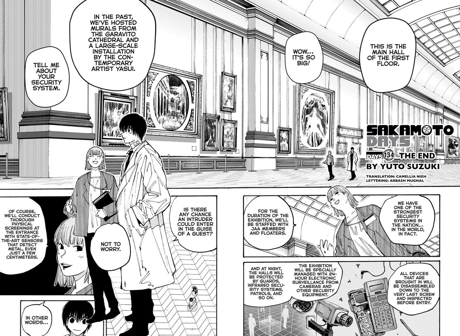 Sakamoto Days Manga Chapter 134 page 2 - The End