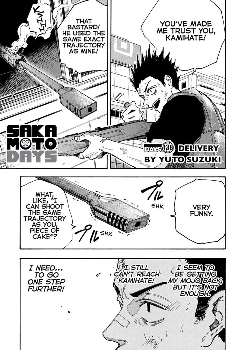 Sakamoto Days Manga Chapter 138 page 1 - Delivery