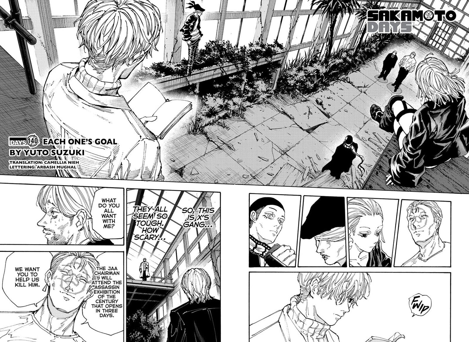 Sakamoto Days Manga Chapter 140 page 2 - Each One's Goal
