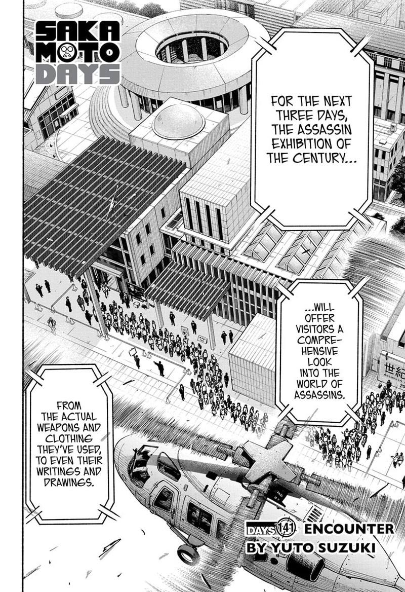 Sakamoto Days Manga Chapter 141 page 2 - Encounter