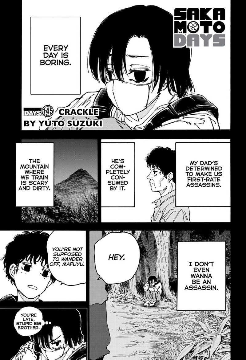 Sakamoto Days Manga Chapter 145 page 1 - Crackle