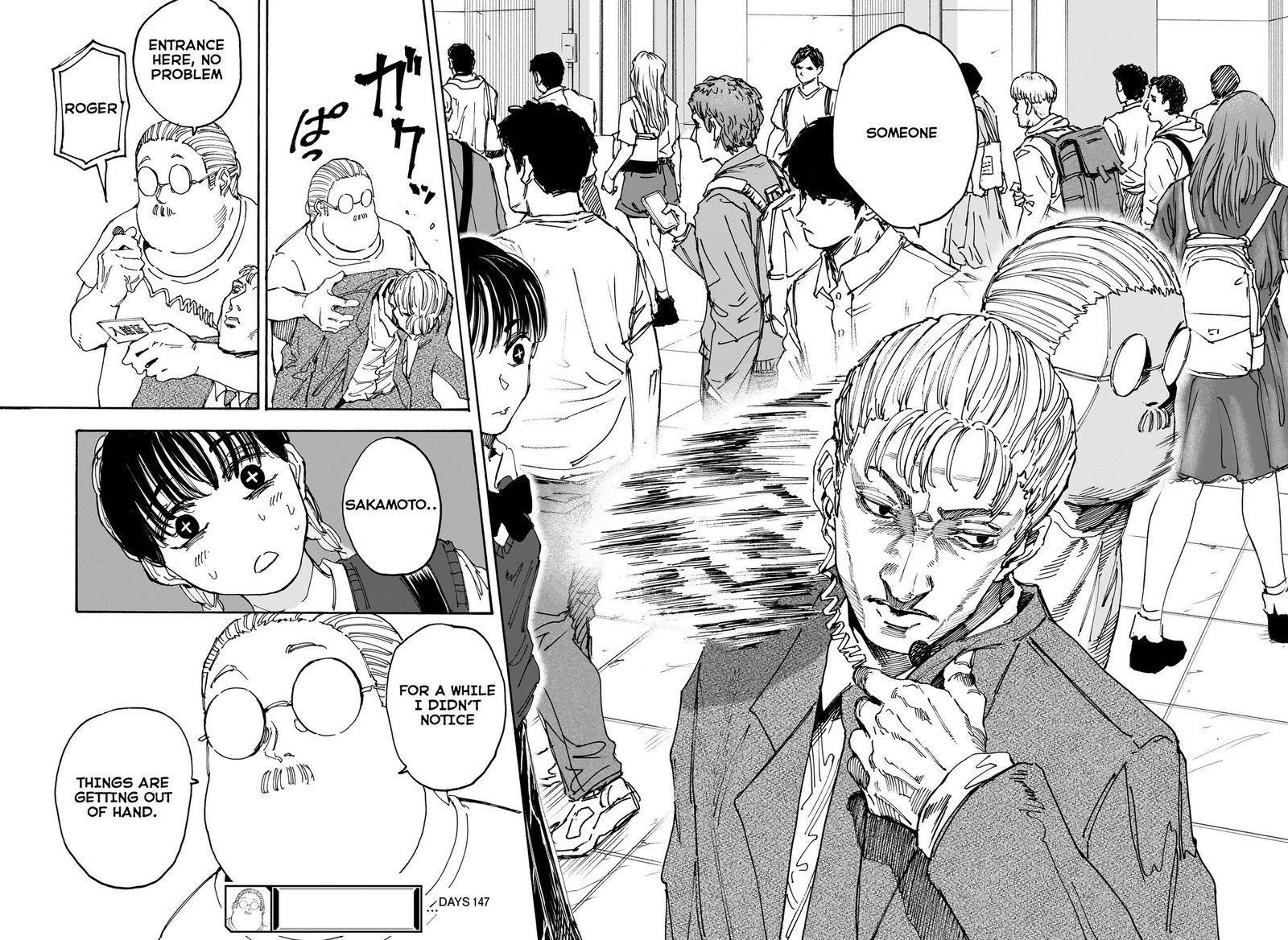 Sakamoto Days Manga Chapter 147 page 13 - Uproar