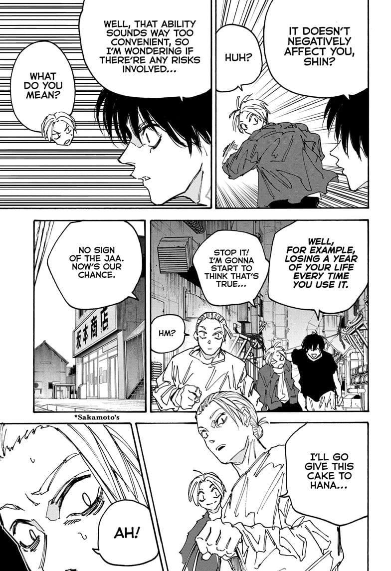 Sakamoto Days Manga Chapter 170 page 17 - Cake