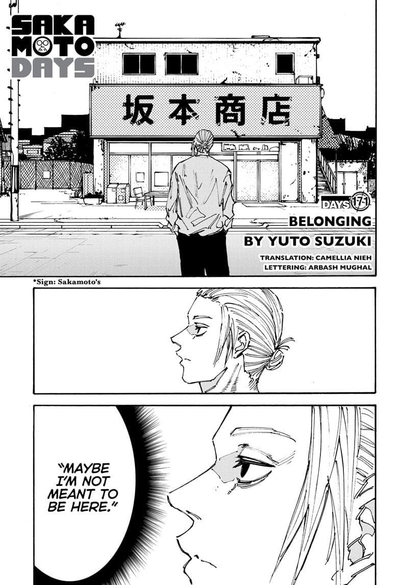 Sakamoto Days Manga Chapter 171 page 1 - Belonging