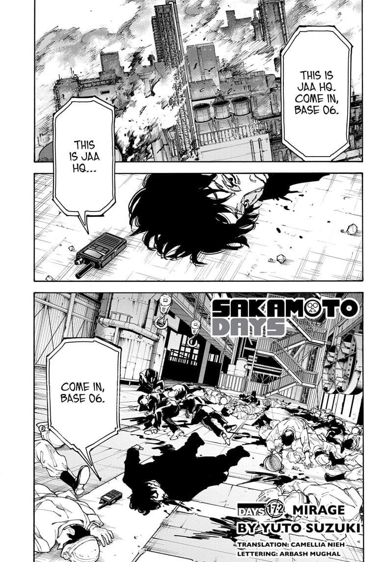 Sakamoto Days Manga Chapter 172 page 1 - Mirage
