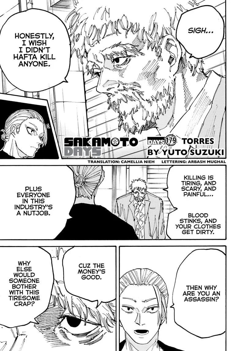Sakamoto Days Manga Chapter 179 page 1 - Torres