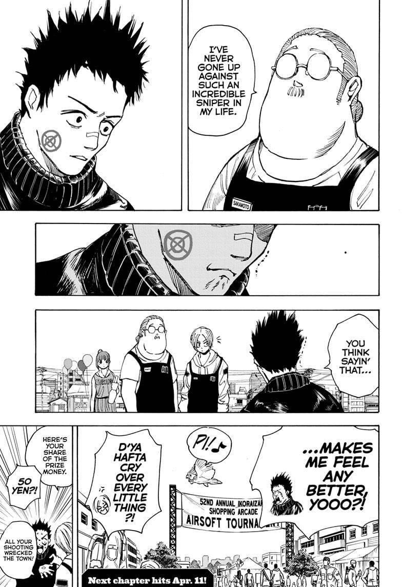 Sakamoto Days Manga Chapter 18 page 20 - Versus Sniper