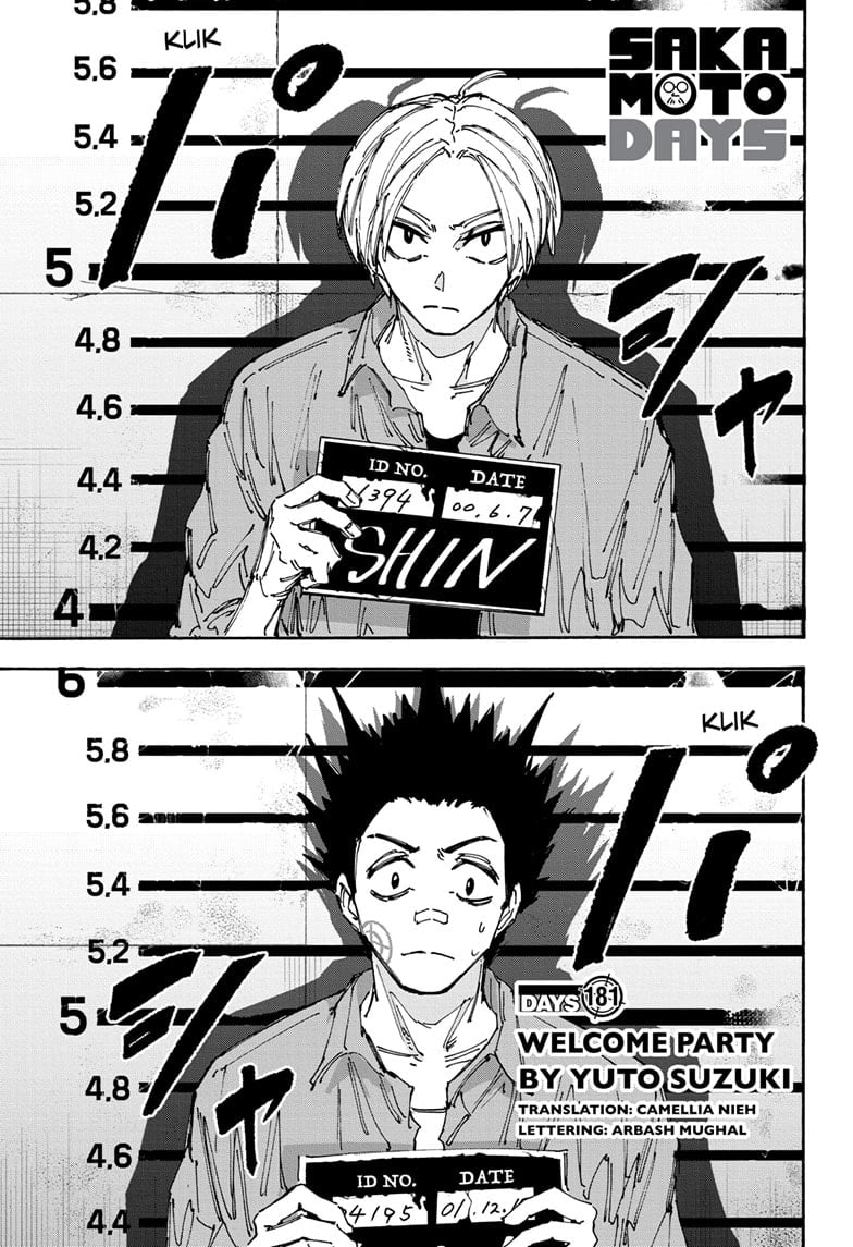 Sakamoto Days Manga Chapter 181 page 1 - Welcome Party