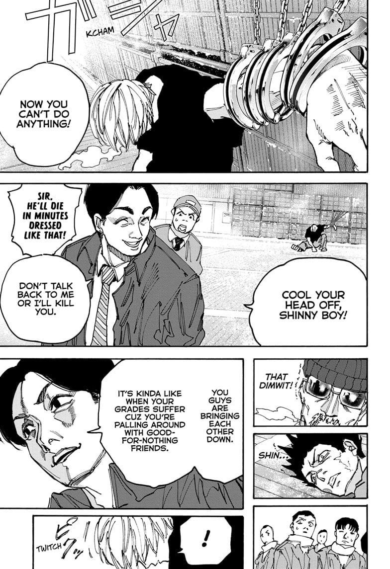 Sakamoto Days Manga Chapter 183 page 11 - Jo Shackles