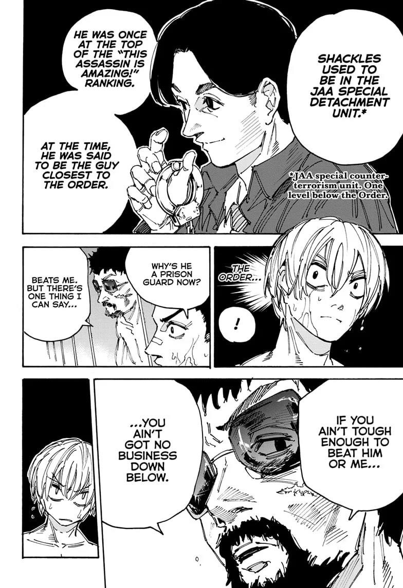 Sakamoto Days Manga Chapter 183 page 2 - Jo Shackles