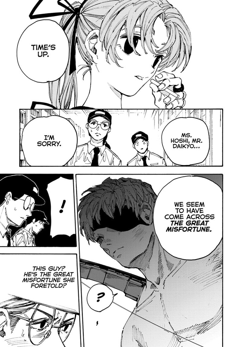 Sakamoto Days Manga Chapter 189 page 9 - Great Misfortune