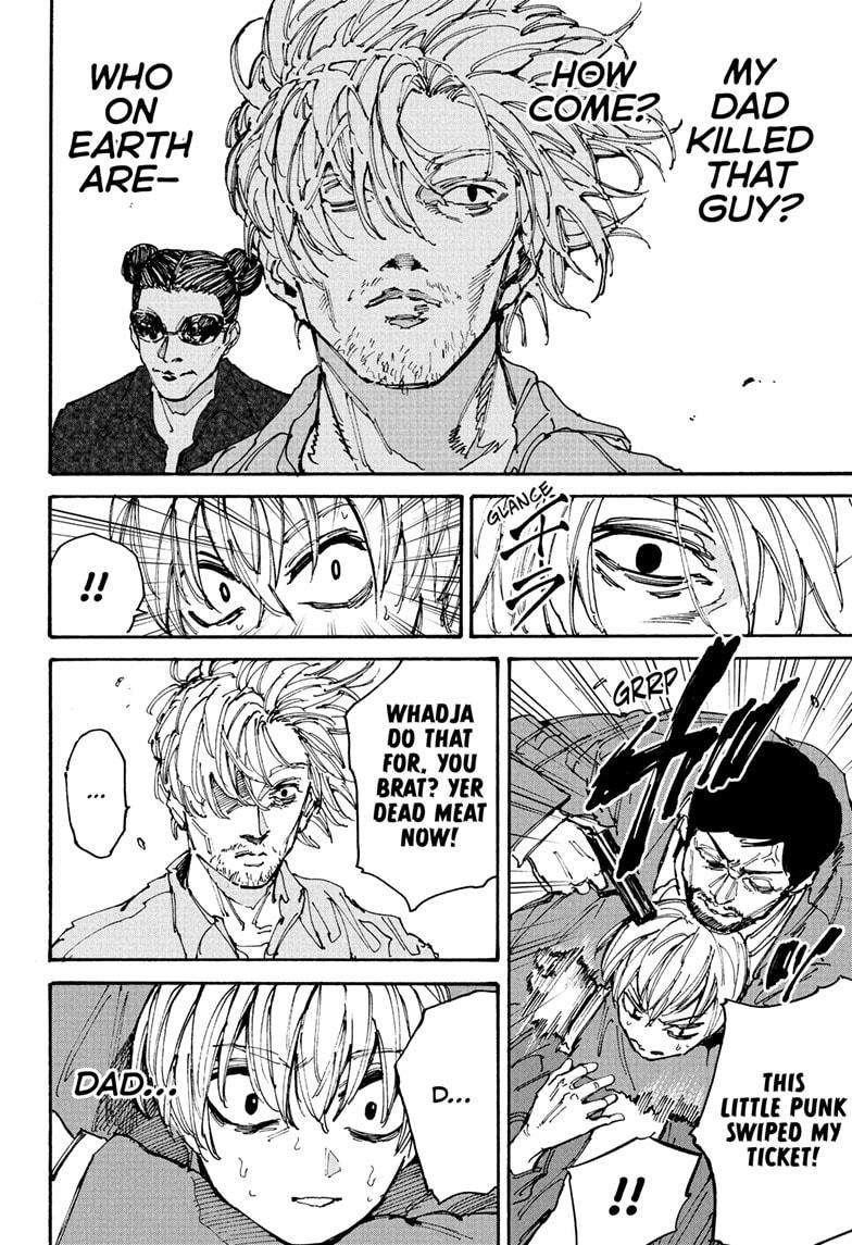 Sakamoto Days Manga Chapter 197 page 12 - Seat Belt