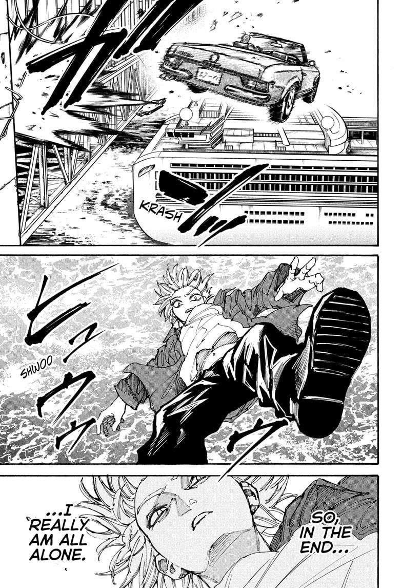 Sakamoto Days Manga Chapter 197 page 15 - Seat Belt