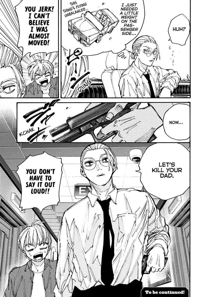 Sakamoto Days Manga Chapter 197 page 19 - Seat Belt