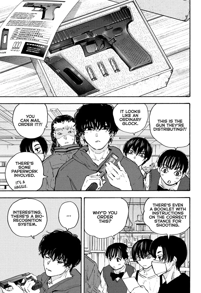 Sakamoto Days Manga Chapter 208 page 15 - Domino Effect