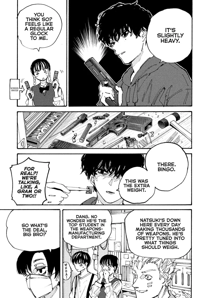 Sakamoto Days Manga Chapter 208 page 17 - Domino Effect