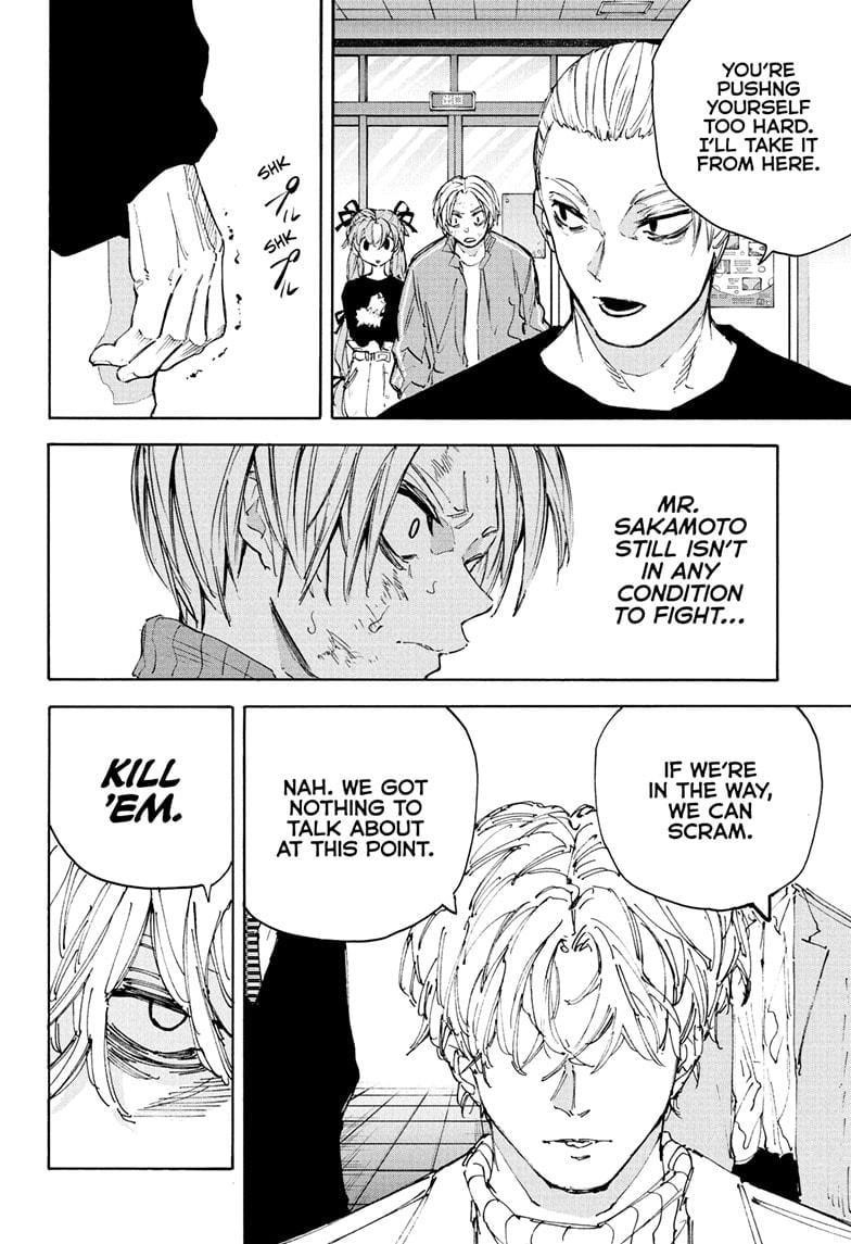 Sakamoto Days Manga Chapter 218 page 2 - Stop Acting Cool