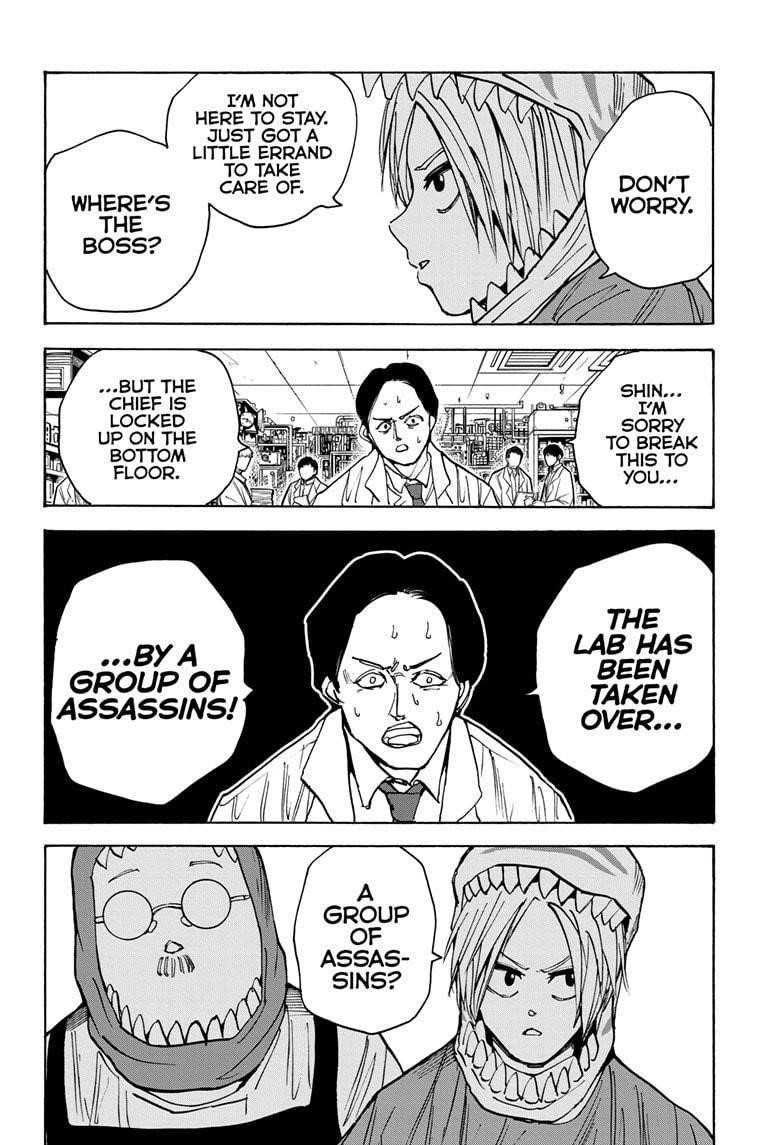 Sakamoto Days Manga Chapter 22 page 17 - Jurassic Bastard