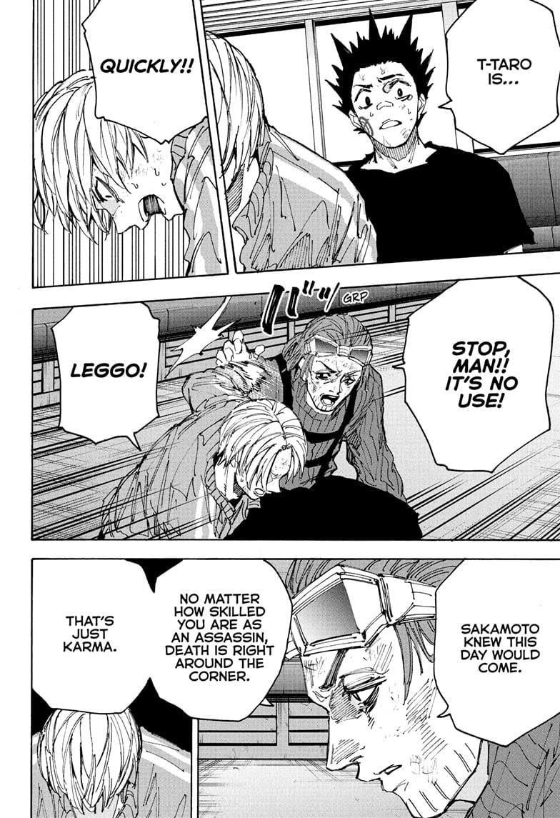 Sakamoto Days Manga Chapter 220 page 14 - I Won't Let You Die!