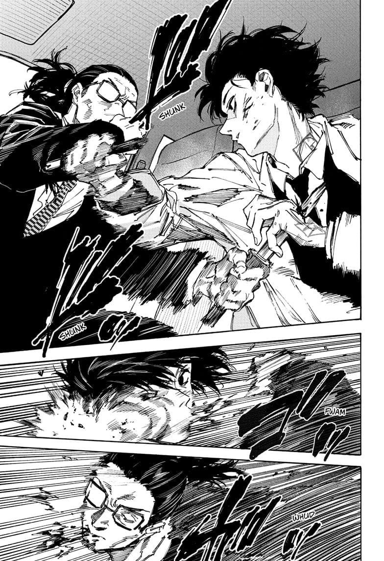 Sakamoto Days Manga Chapter 222 page 15 - The Battle Begins