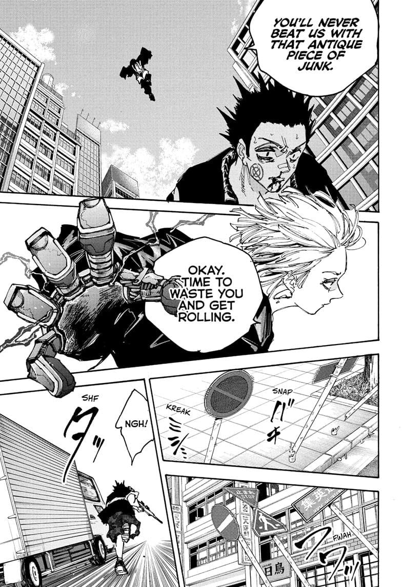 Sakamoto Days Manga Chapter 225 page 15 - Protecting What Matters