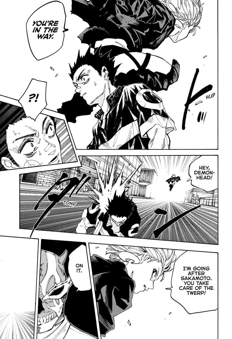 Sakamoto Days Manga Chapter 225 page 5 - Protecting What Matters