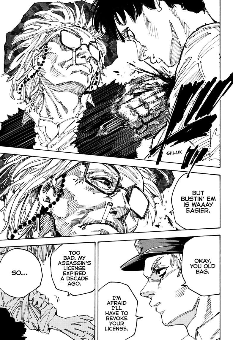 Sakamoto Days Manga Chapter 227 page 9 - Determined