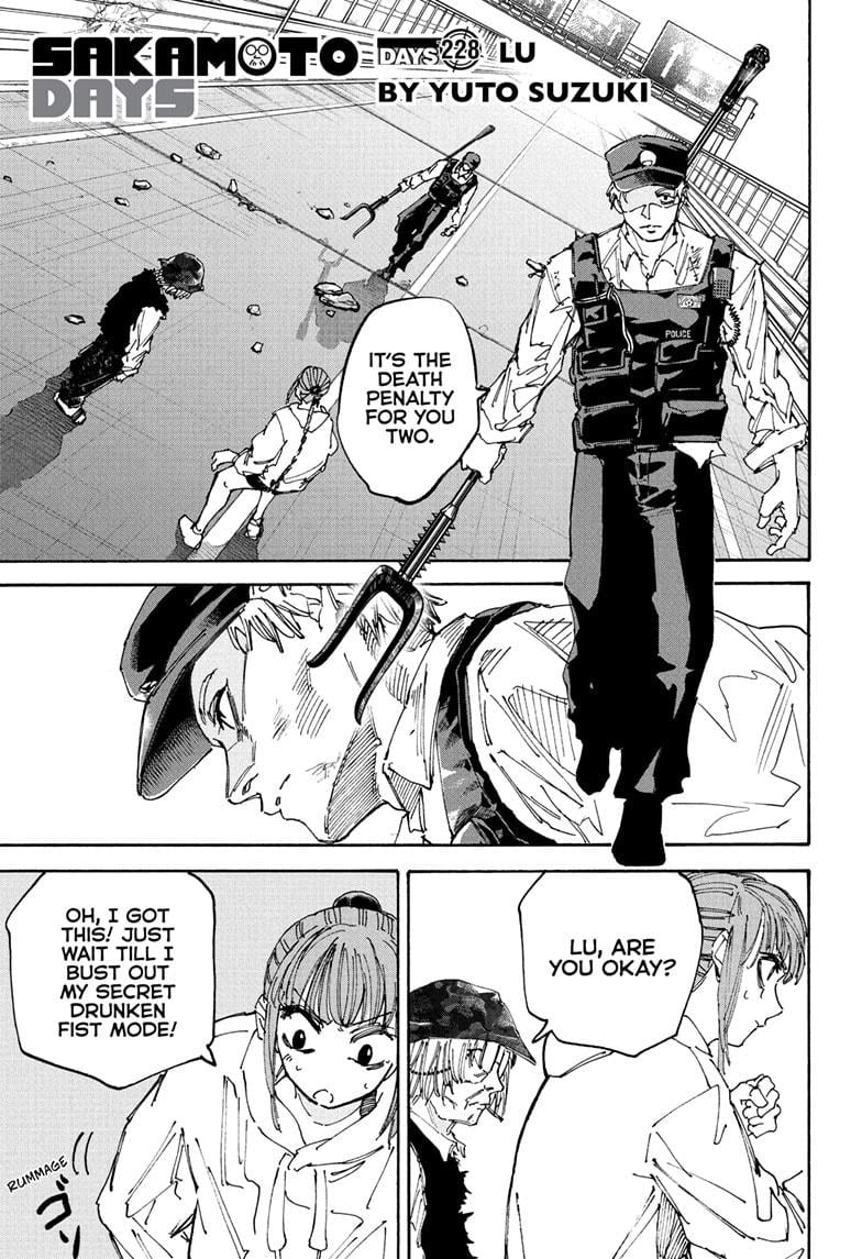 Sakamoto Days Manga Chapter 228 page 1 - Lu