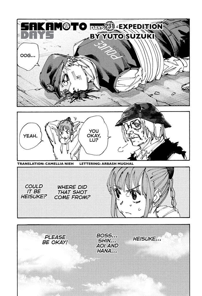 Sakamoto Days Manga Chapter 231 page 1 - Expedition