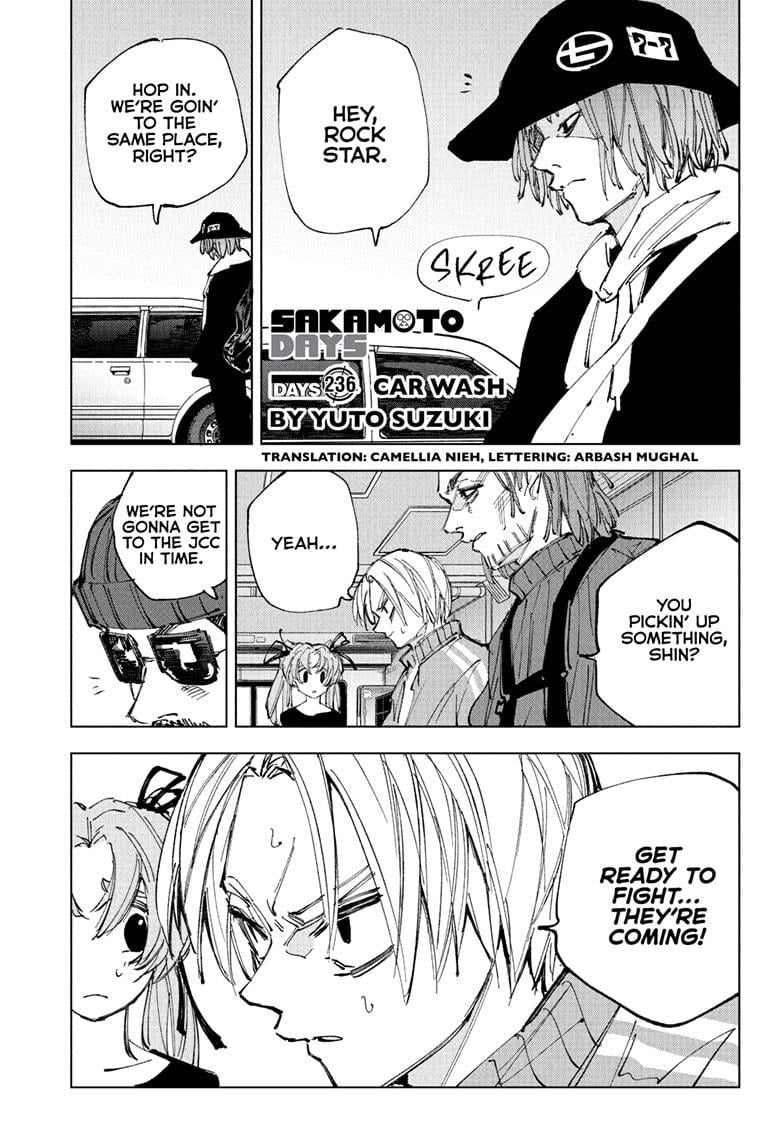 Sakamoto Days Manga Chapter 236 page 1 - Car Wash