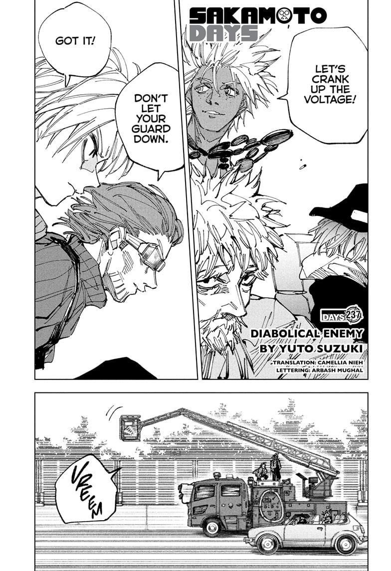 Sakamoto Days Manga Chapter 237 page 1 - Diabolical Enemy