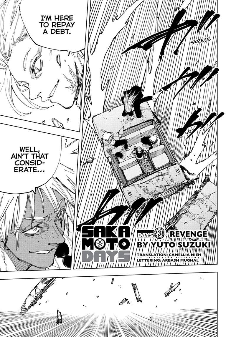 Sakamoto Days Manga Chapter 238 page 1 - Revenge