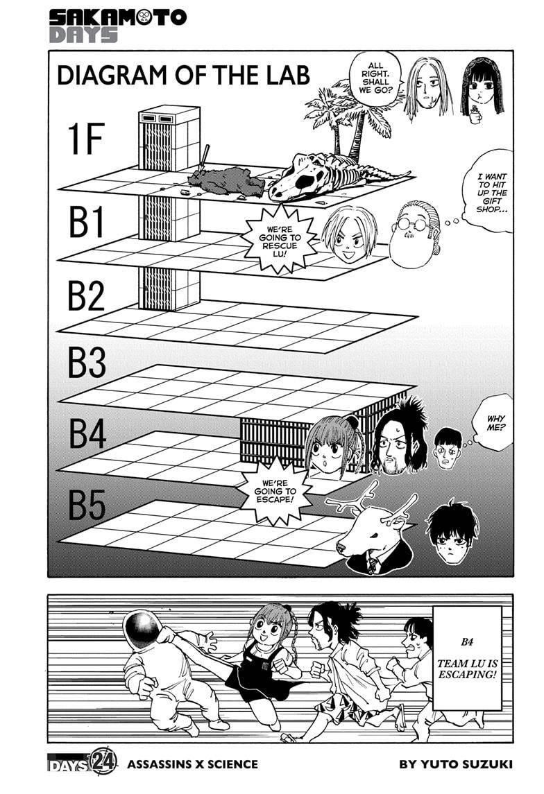 Sakamoto Days Manga Chapter 24 page 1 - Assassins x Science