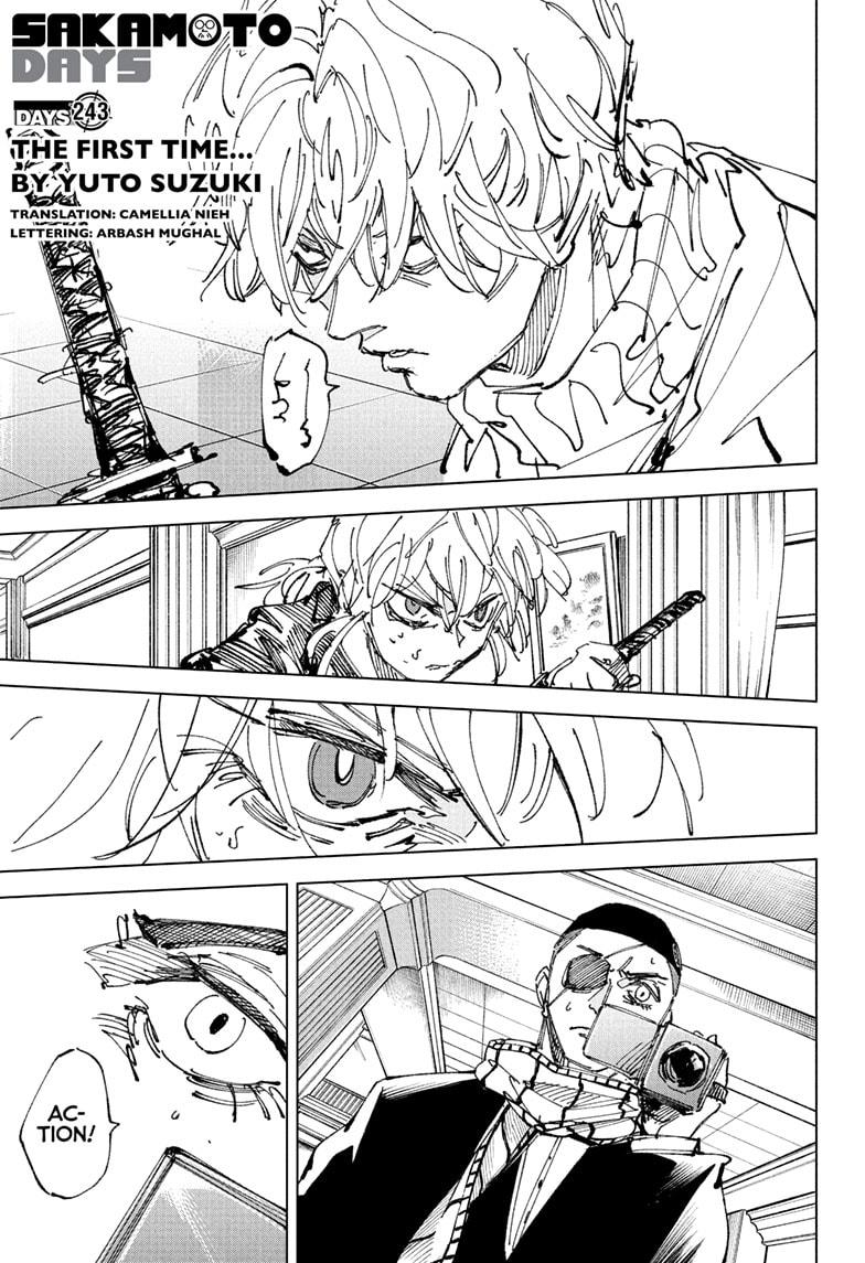 Sakamoto Days Manga Chapter 243 page 1 - The First Time...