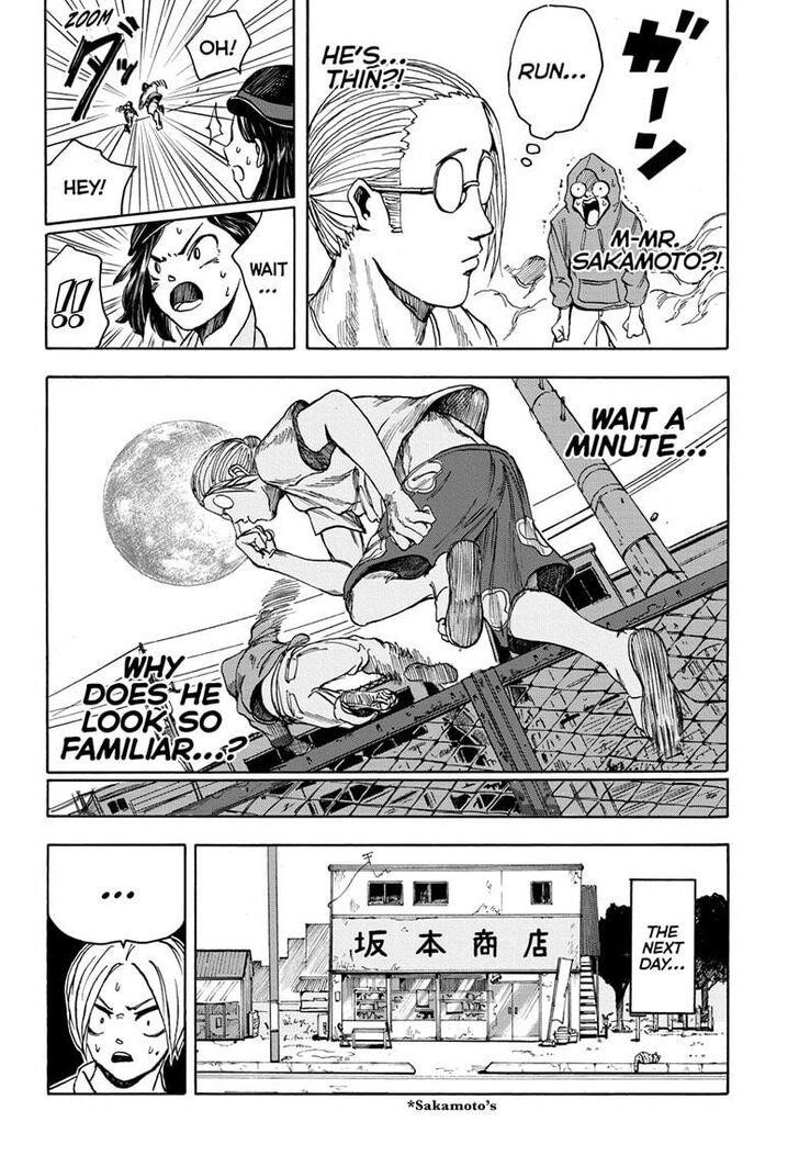 Sakamoto Days Manga Chapter 3 page 22 - Officer Nakase and the Mysterious Hero