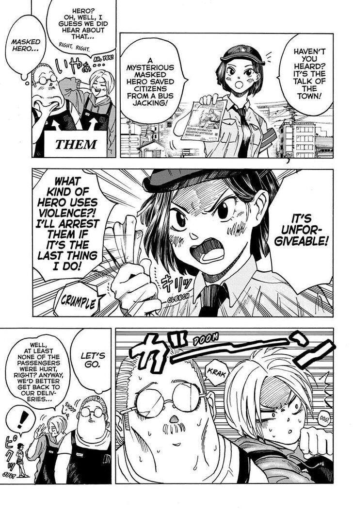 Sakamoto Days Manga Chapter 3 page 3 - Officer Nakase and the Mysterious Hero