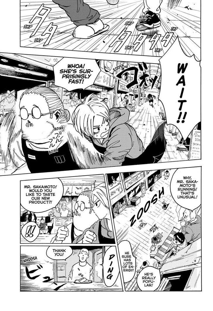 Sakamoto Days Manga Chapter 3 page 5 - Officer Nakase and the Mysterious Hero