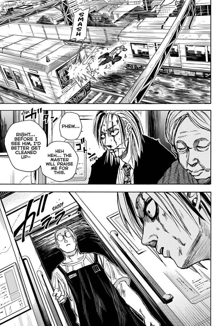 Sakamoto Days Manga Chapter 30 page 13 - Quiet on the Train