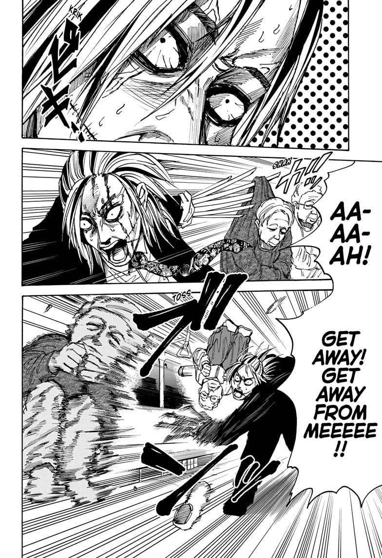 Sakamoto Days Manga Chapter 30 page 14 - Quiet on the Train