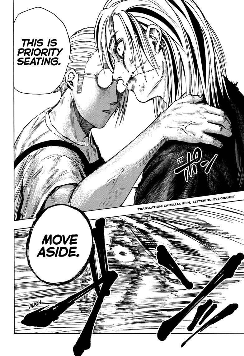 Sakamoto Days Manga Chapter 30 page 4 - Quiet on the Train