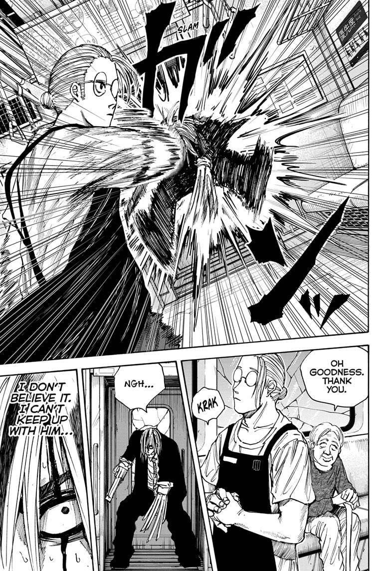 Sakamoto Days Manga Chapter 30 page 5 - Quiet on the Train